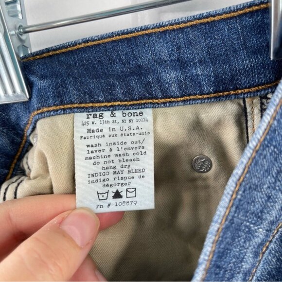 Rag & Bone The Dre Jeans. Style # W1590K510ND Cut #9456 Color Golden Size 27 - Picture 8 of 11
